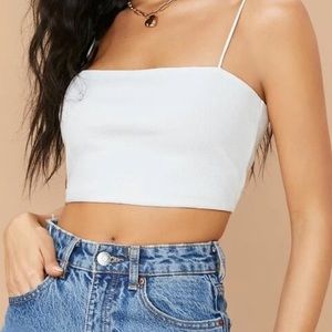 Ribbed Cami Crop Top